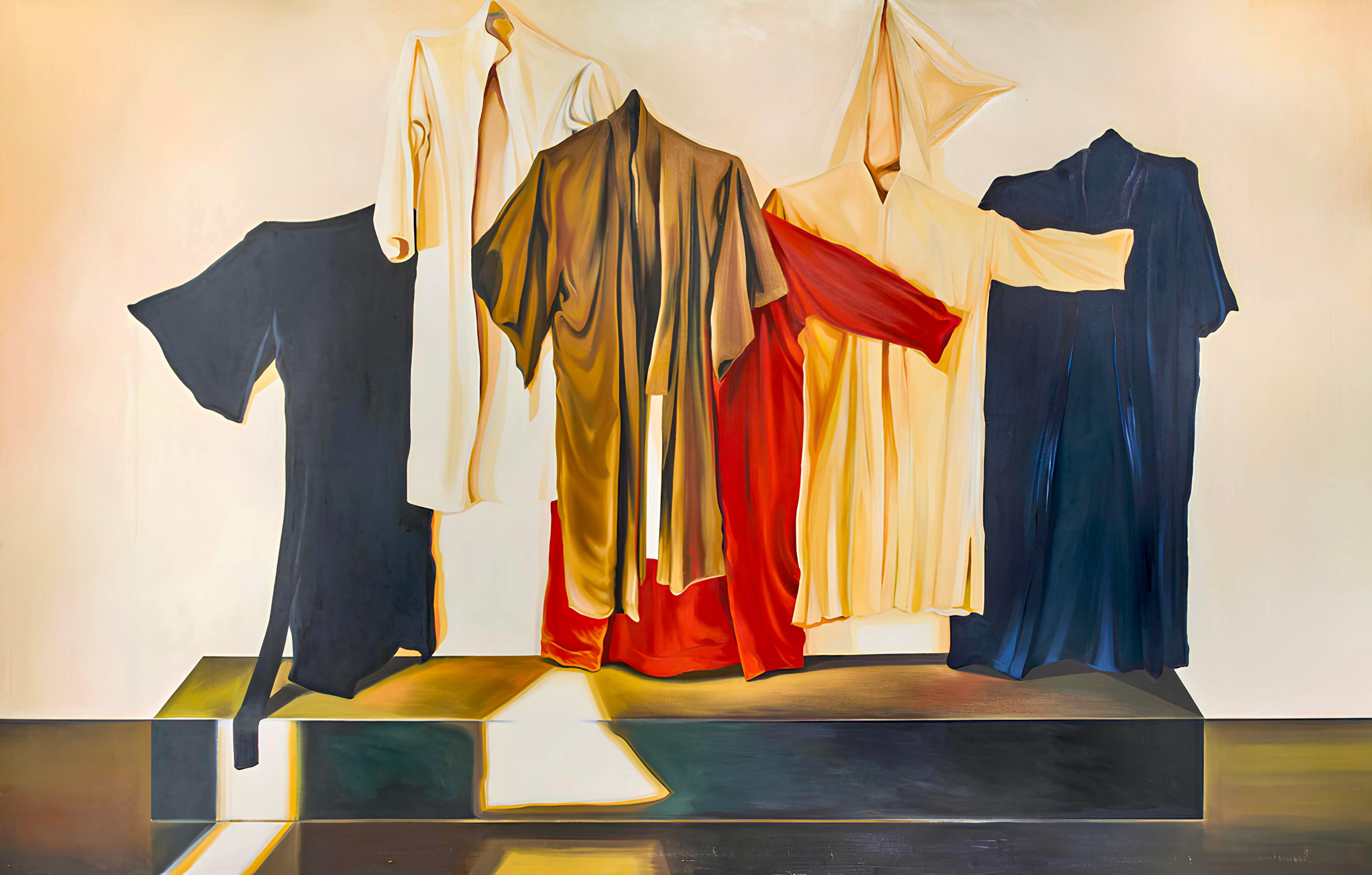 Serie Robe, Lowell Nesbitt - Pittura (75 x 117 pollici)