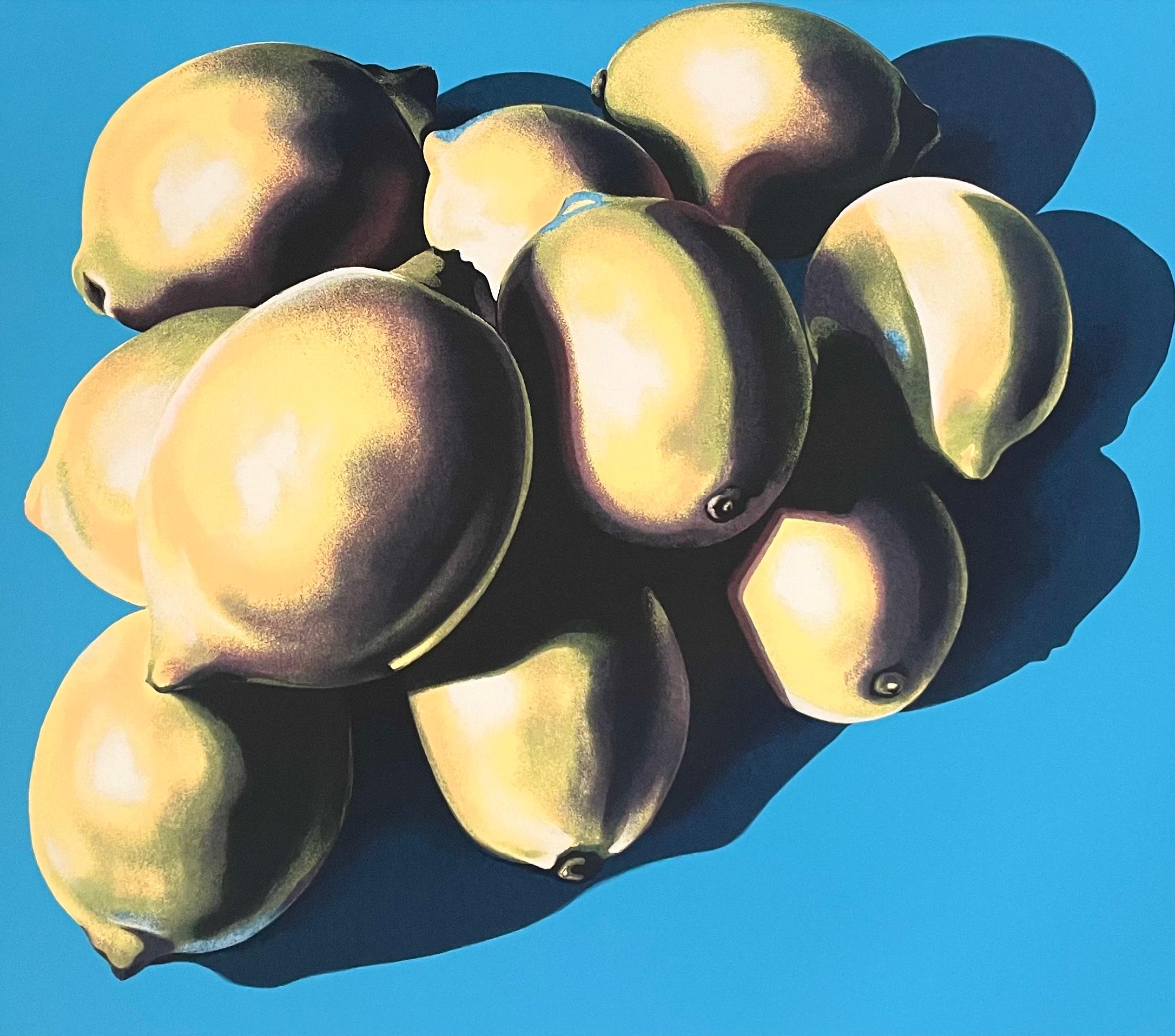 Artista: Lowell Nesbitt (1933-1993)
Título: 10 limones
Año: 1979
Edición: 142/175, más pruebas.
Medio: Serigrafía sobre papel Arches
Tamaño: 30,5 x 33,25 pulgadas
Estado: Excelente
Inscripción: Firmada y numerada por el artista

LOWELL NESBITT