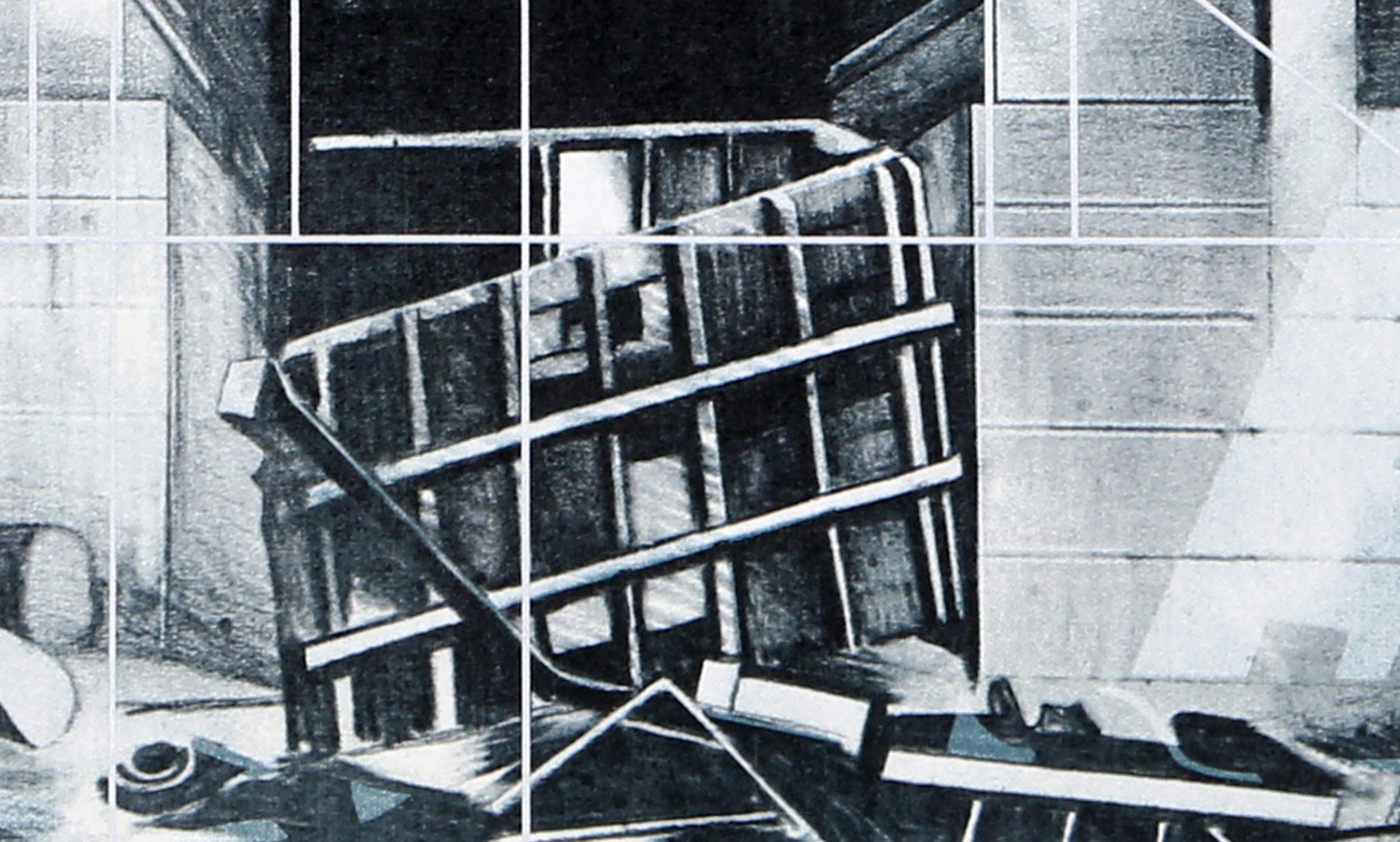 Barriere, serigrafia fotorealista di NYC di Lowell Nesbitt in vendita 3