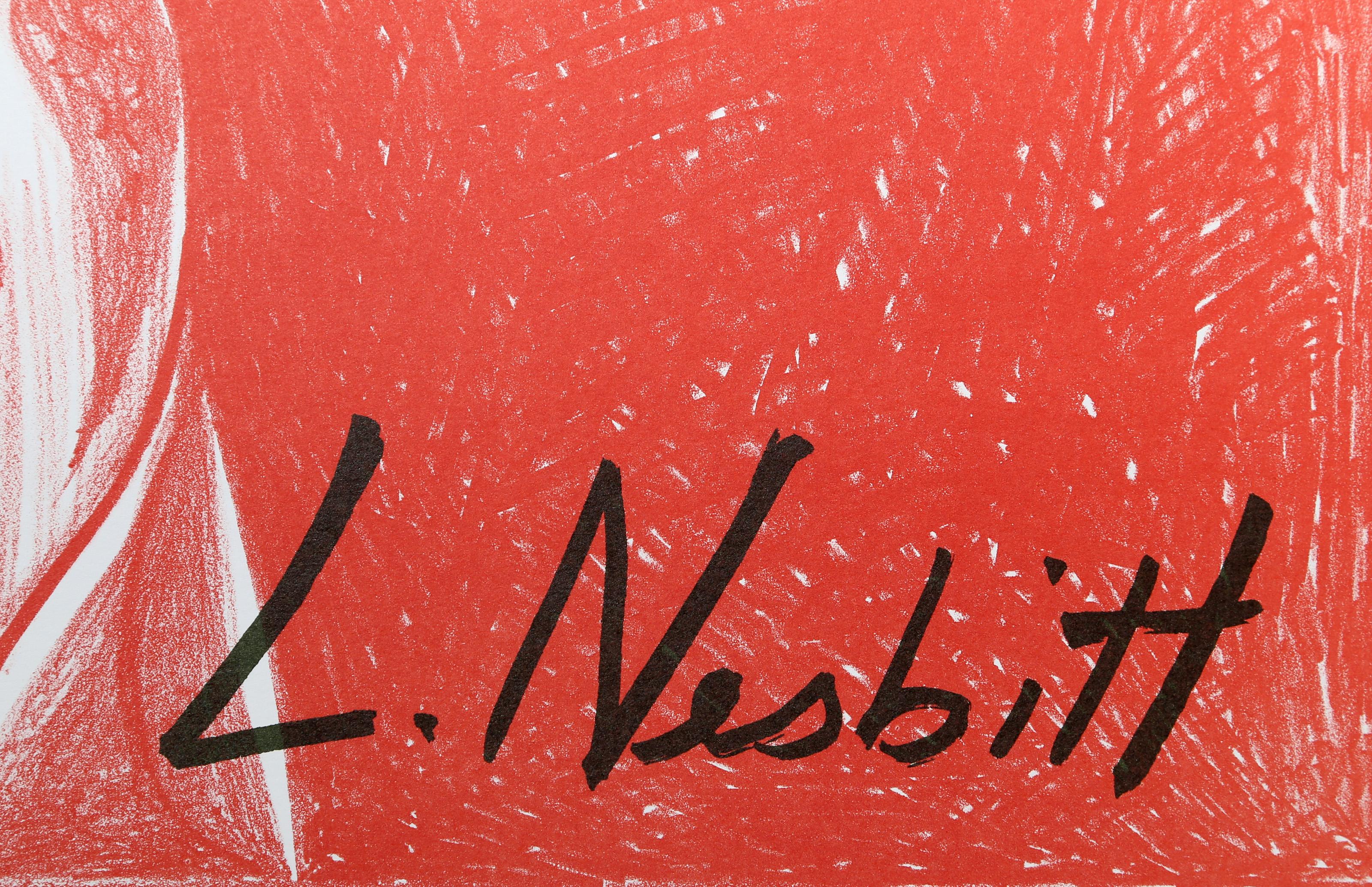 Aves del Paraíso (Rojo), litografía fotorrealista de Lowell Blair Nesbitt - Print Fotorrealista de Lowell Nesbitt