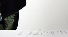 Burgundy Iris, Silkscreen by Lowell Nesbitt