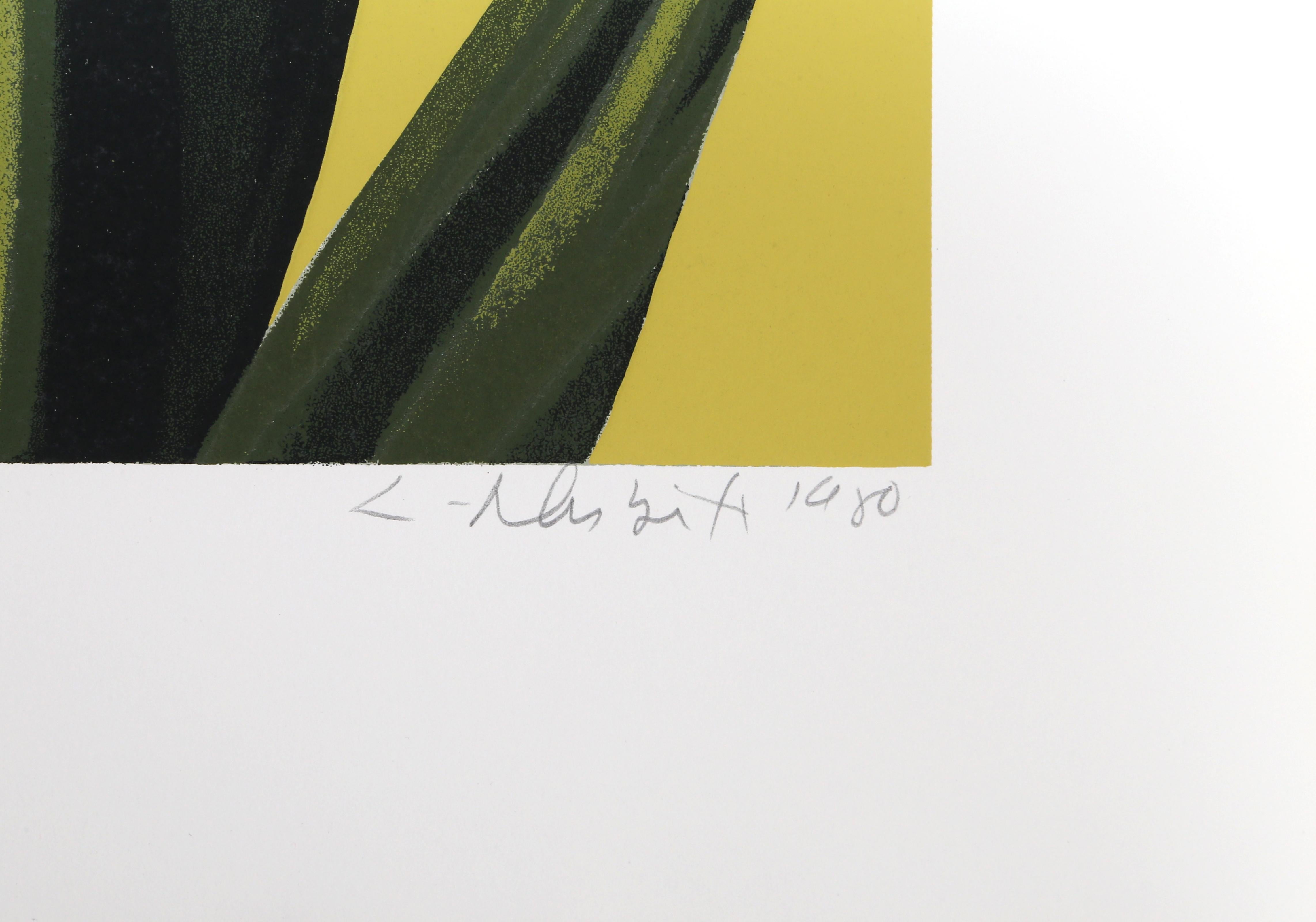 Daffodils, Screenprint by Lowell Nesbitt For Sale 4