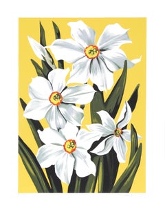 Daffodils, Screenprint by Lowell Nesbitt