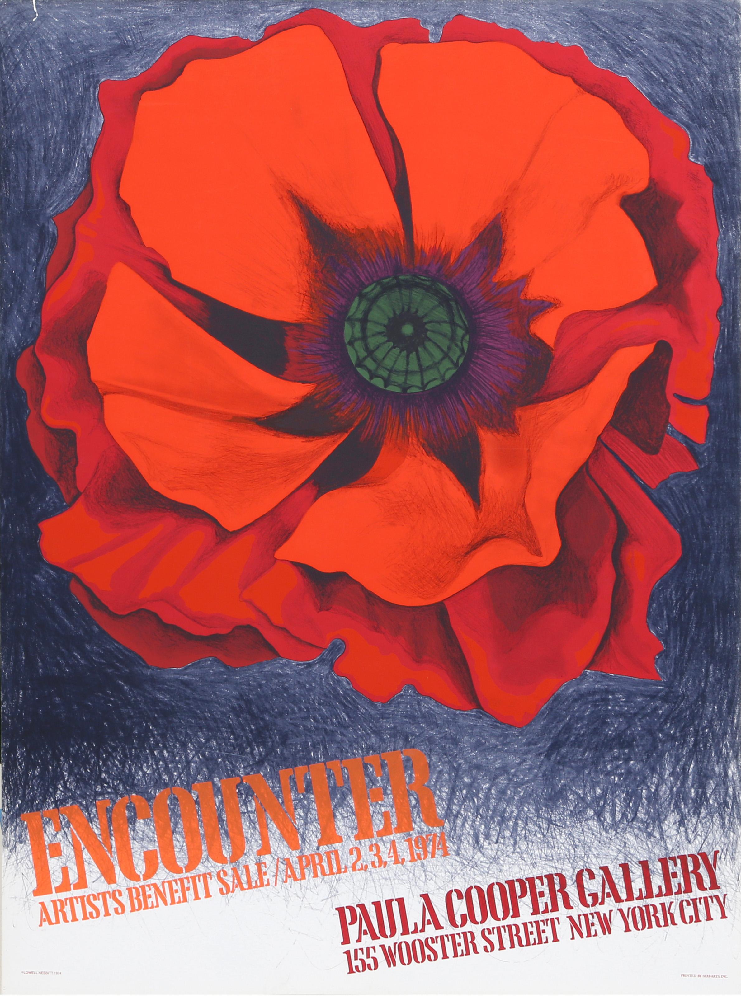 Still-Life Print de Lowell Nesbitt - Encuentro-Galería Paula Cooper, Cartel fotorrealista de Lowell Blair Nesbitt