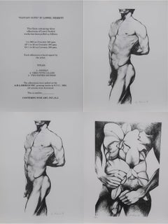 Fantasy Suite, Portfolio fotorealista di 3 serigrafie di Lowell Nesbitt