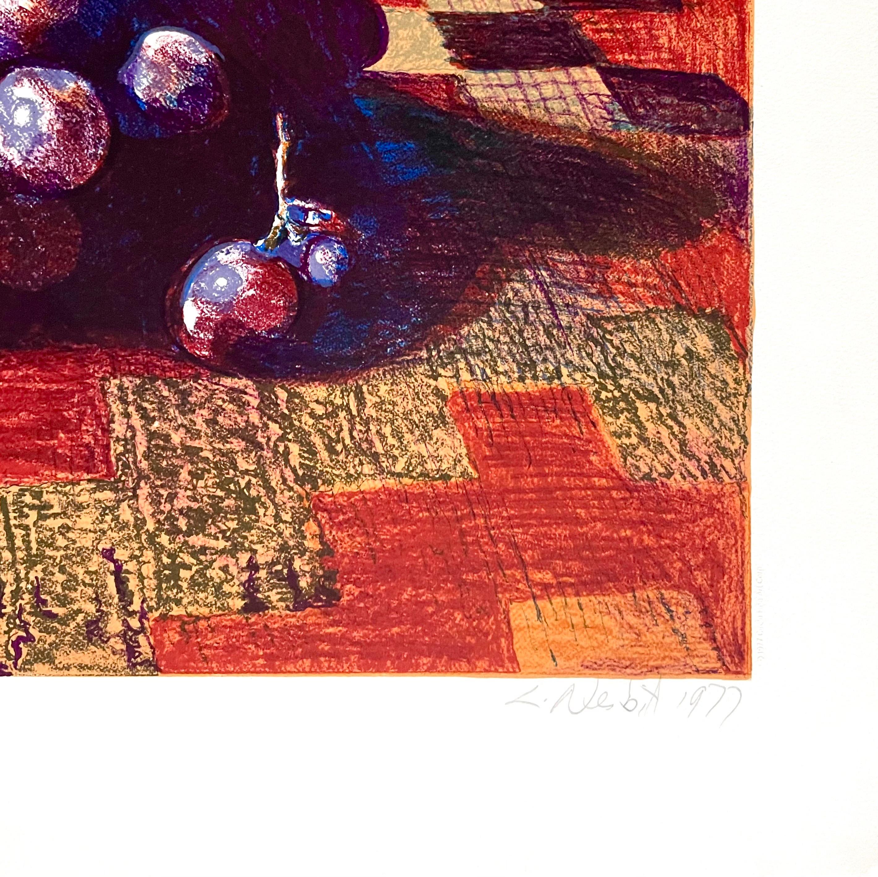 Uvas sobre alfombra navajo, Lowell Nesbitt en venta 2