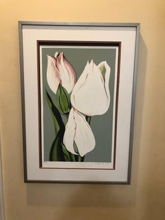 Lowell Nesbitt 1980 Tulips Lithograph