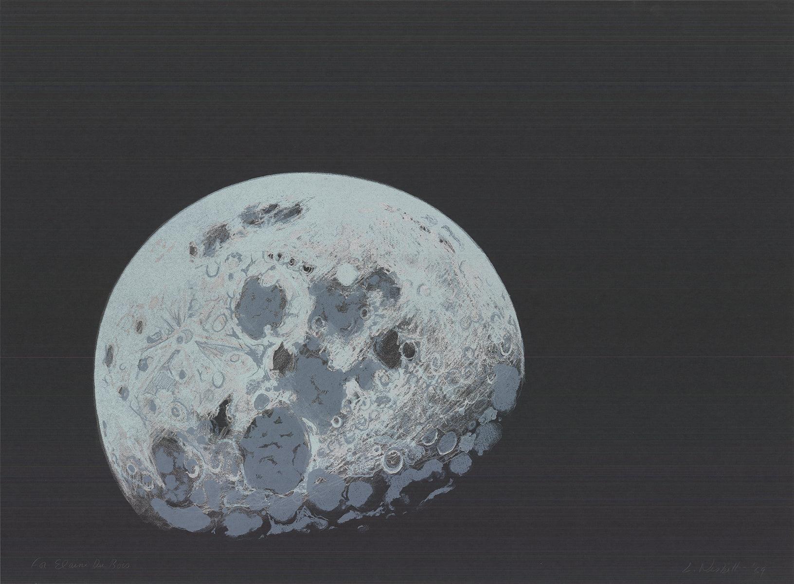LOWELL NESBITT Apollo 11 (II), 1969, signé à la main - Print de Lowell Nesbitt