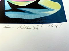 Lowell Nesbitt - Nenúfares II, Serigrafía sobre papel Arches Firmado/N, sin enmarcar