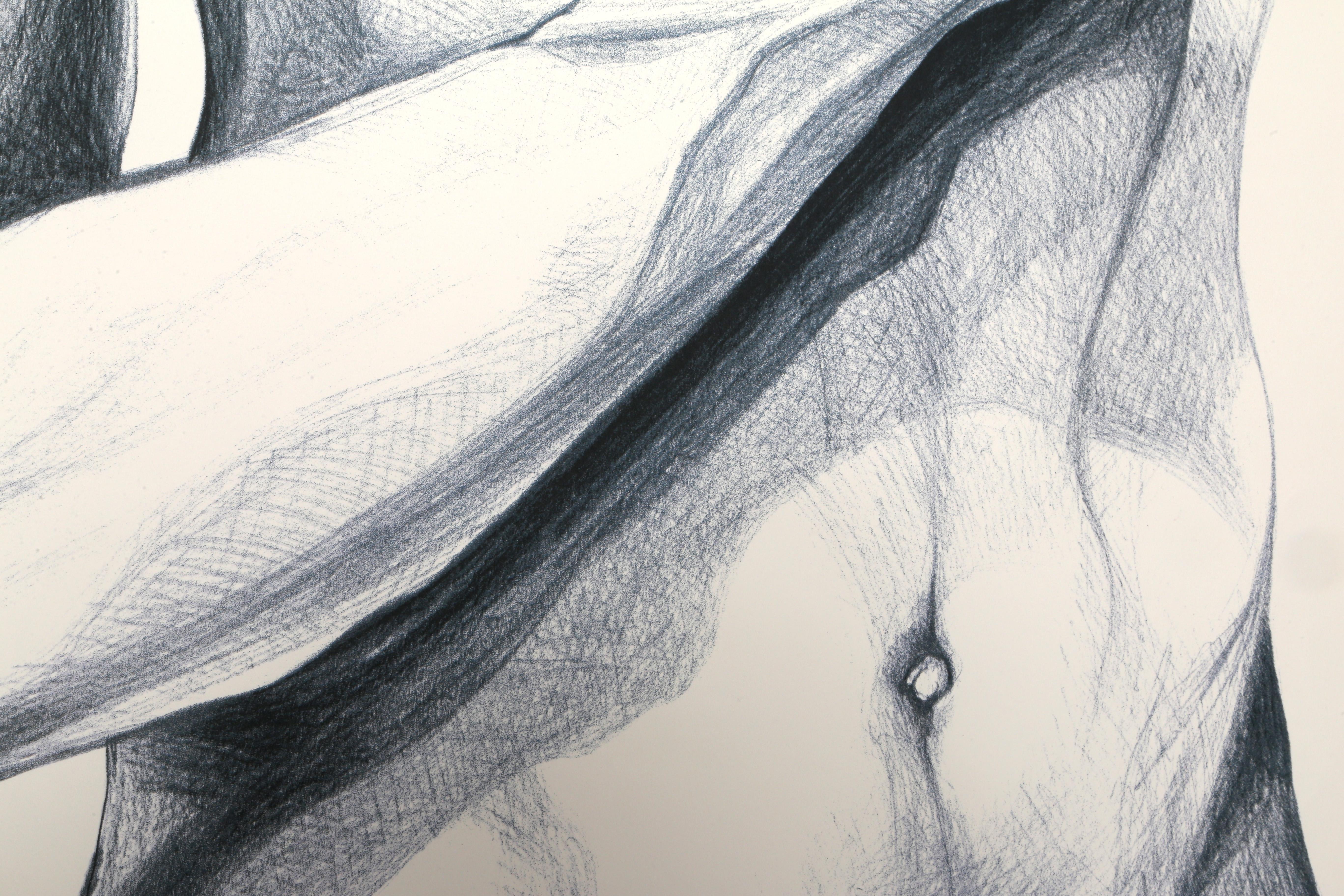 Male Nude 3 - Print by Lowell Nesbitt