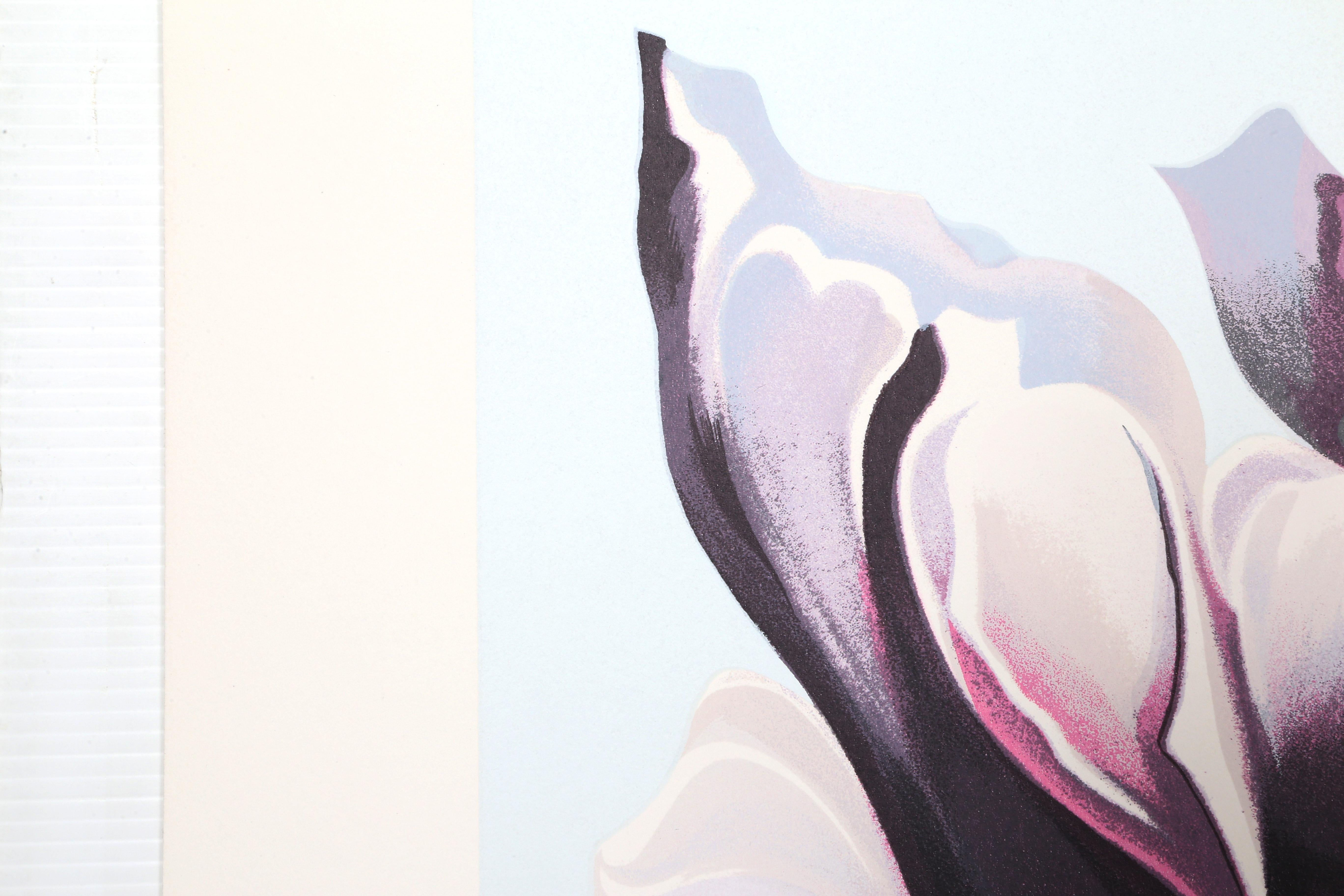 Parrot Tulip III, Floral Screenprint by Lowell Nesbitt For Sale 3