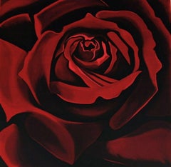 Rose, Limited Edition Lithograph, Lowell Nesbitt