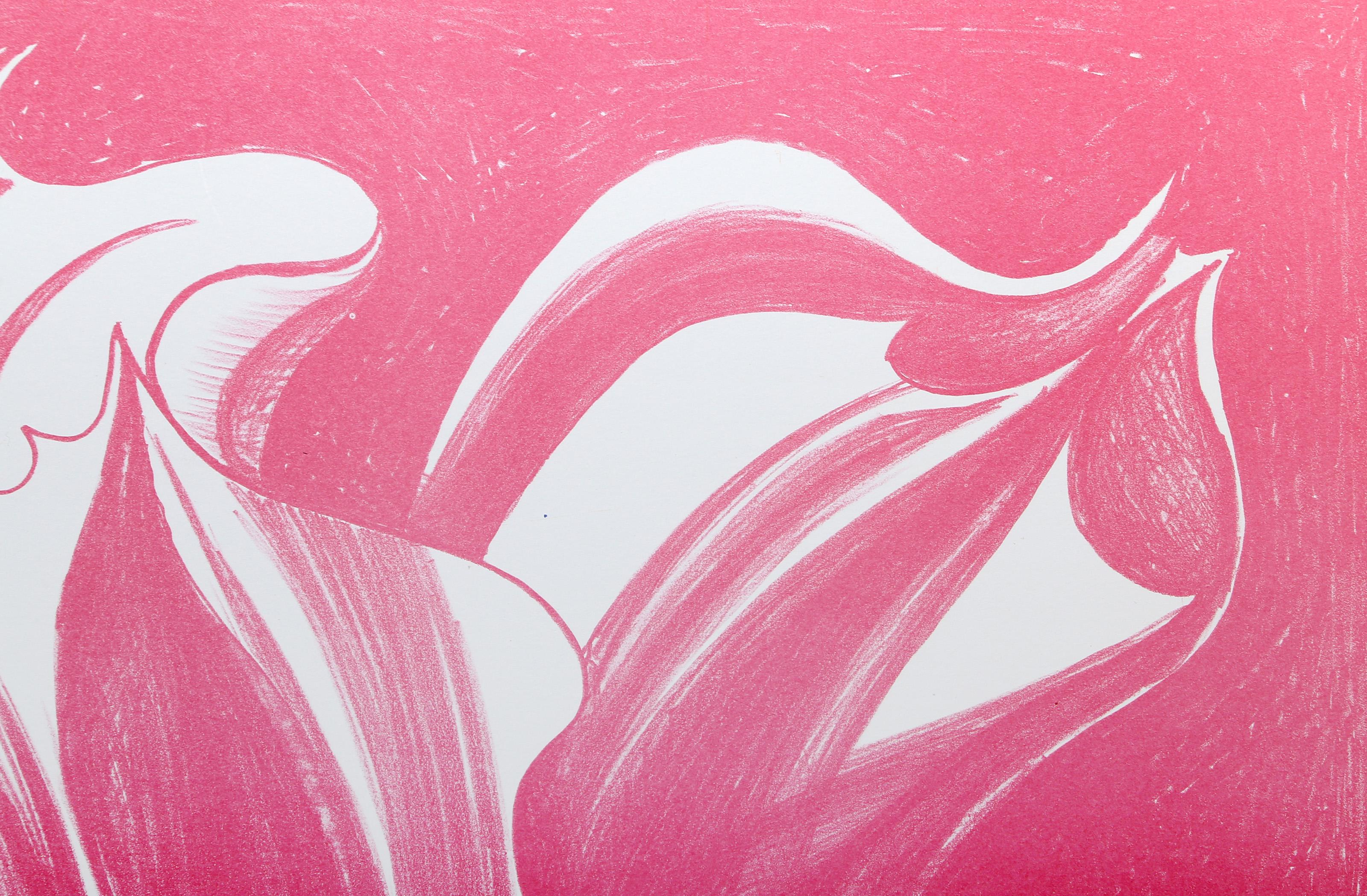 Tulipanes 1, Litografía fotorrealista de Lowell Blair Nesbitt - Print de Lowell Nesbitt
