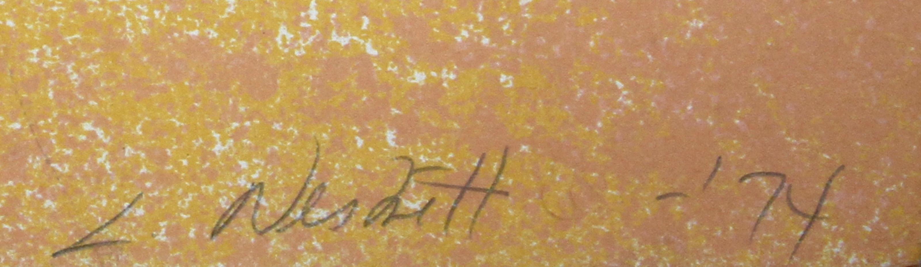 Senza titolo (Poesia di fiori), serigrafia astratta su carta di Lowell Nesbitt in vendita 3