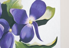 Viola Adorata, Serigrafía fotorrealista de Lowell Nesbitt
