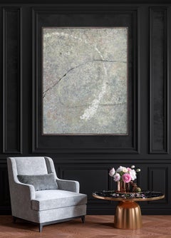 "Terracotta 1" - Pastelli tenui e delicati, pittura astratta d'autore