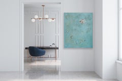 "Celadón 3" - Pasteles sutiles y suaves, pintura abstracta artística