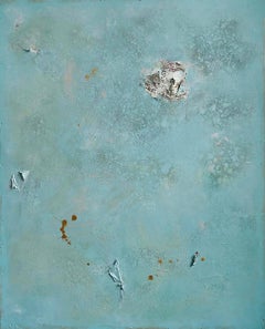 "Celadon 3"- Soft Subtle Pastels, Fine Art Abstract Painting
