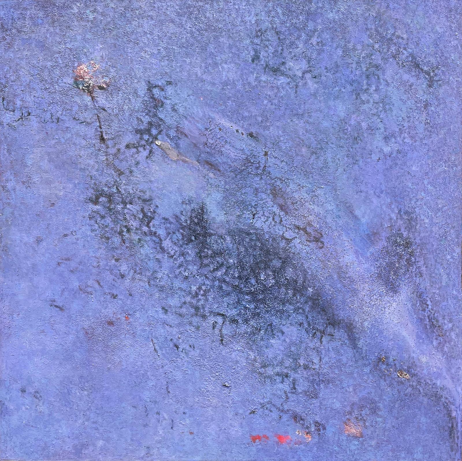 Loy Luo Abstract Painting – Lila Majestät
