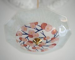 Loys Lucha Französischer Art Deco Hängeleuchter 1920