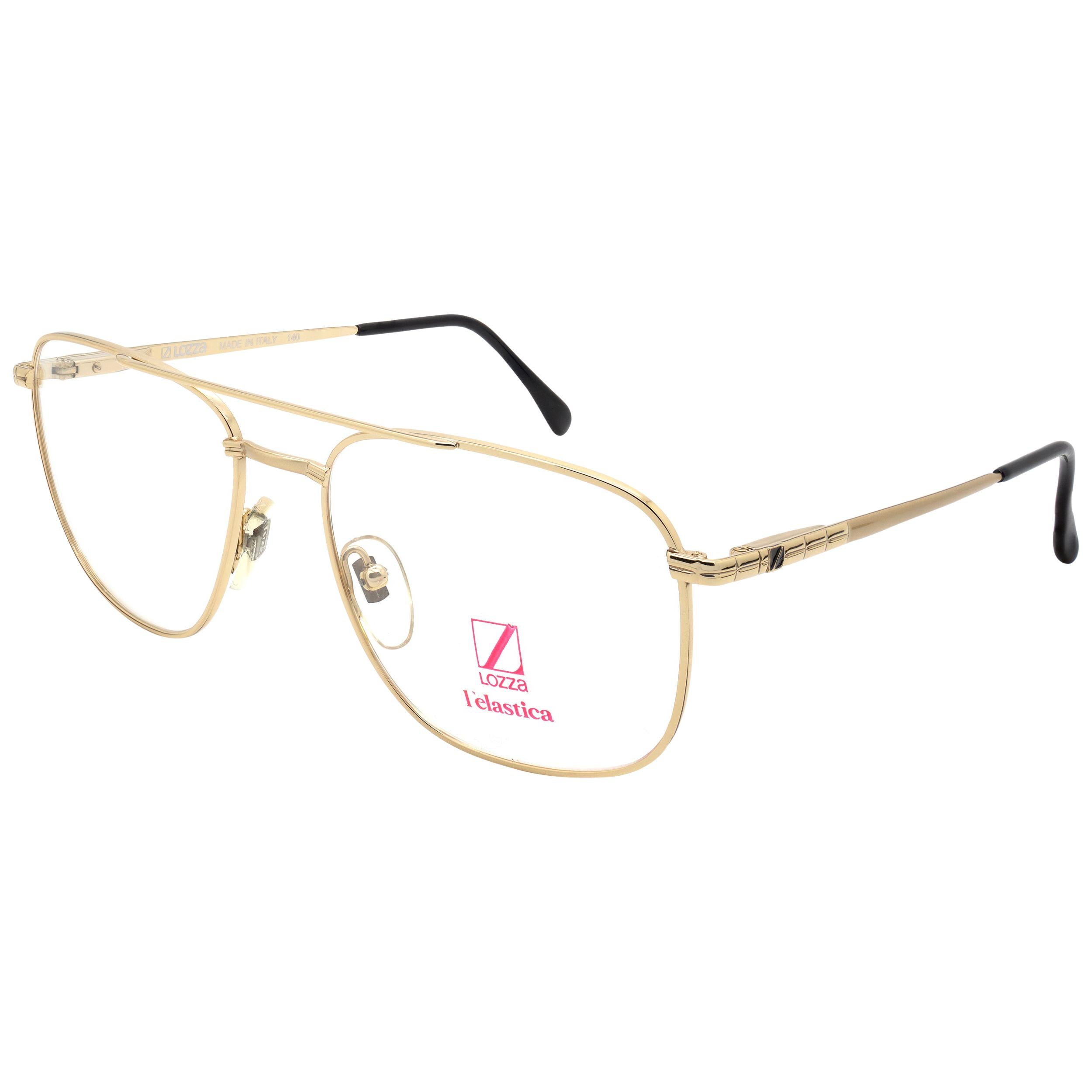 Lozza aviator vintage glasses frame For Sale