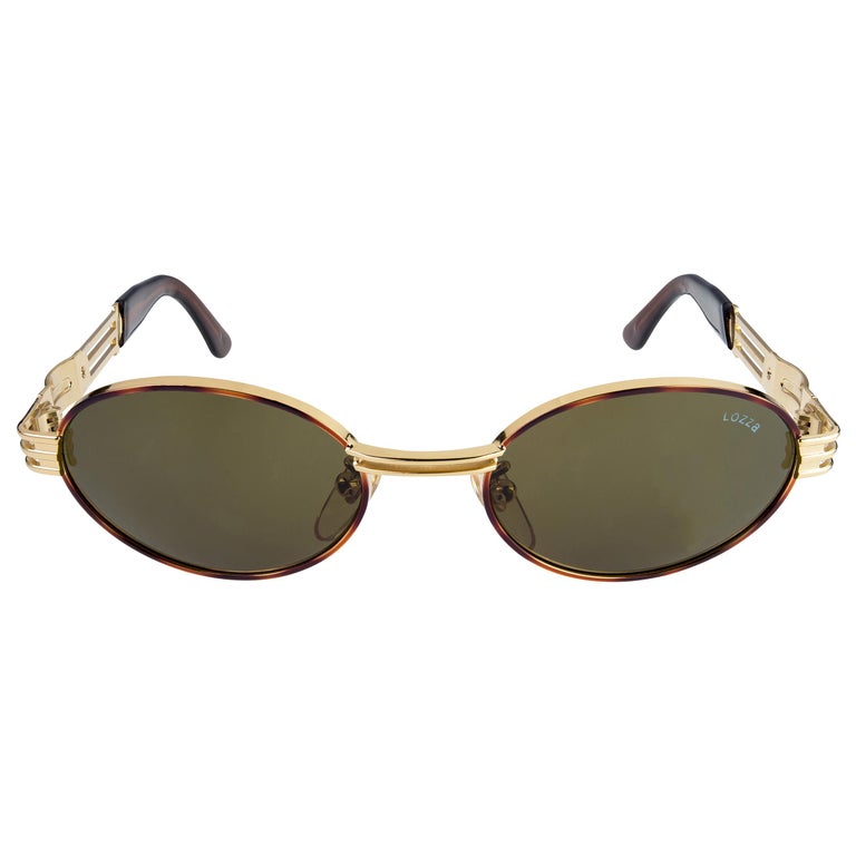 Lozza oval vintage sunglasses 80s For Sale at 1stDibs occhiali
