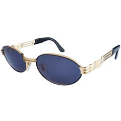 Lozza ovale Vintage-Sonnenbrille 80er Jahre