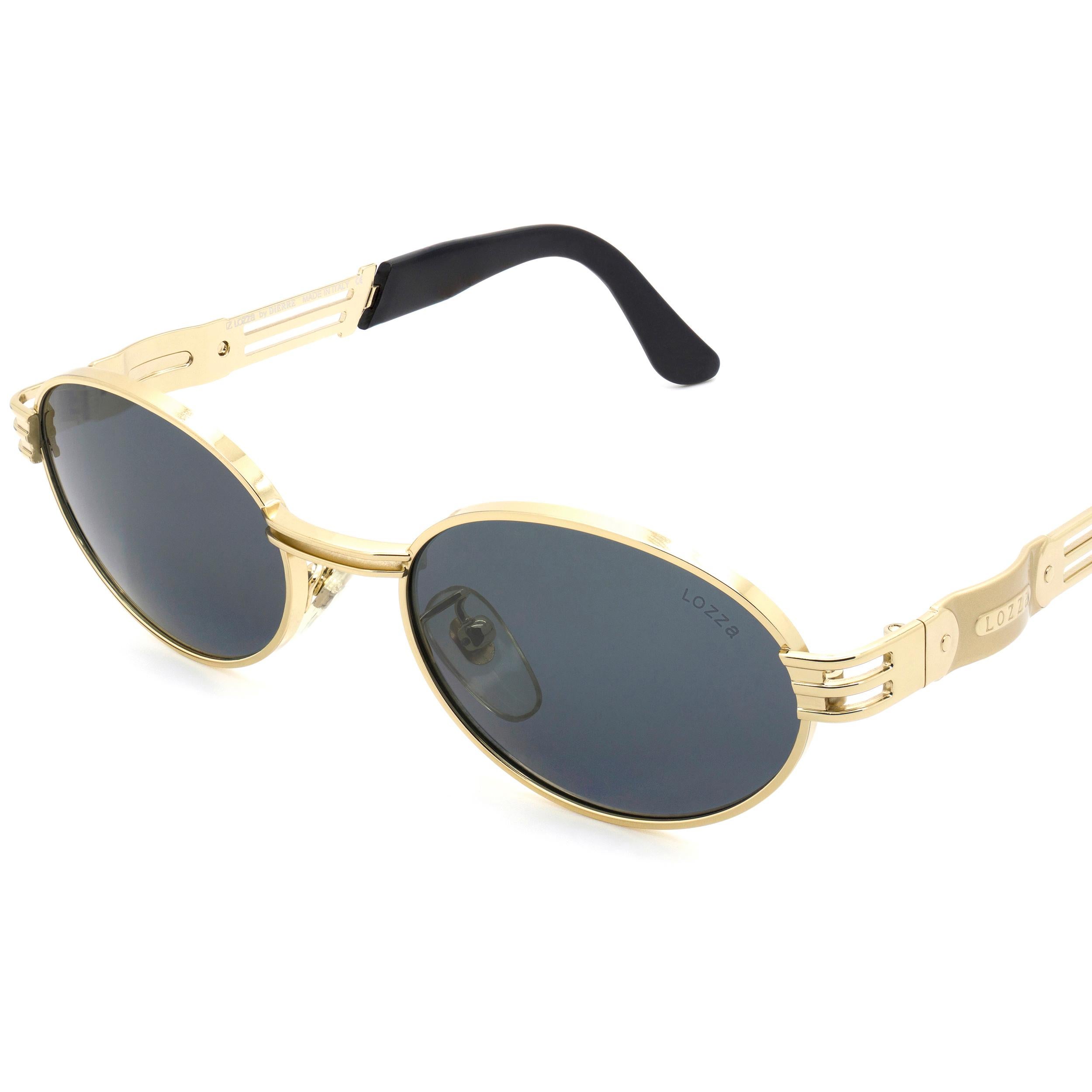 Gray Lozza oval vintage sunglasses, Italy