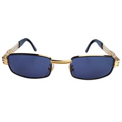 Gafas de sol vintage rectangulares Lozza años 80