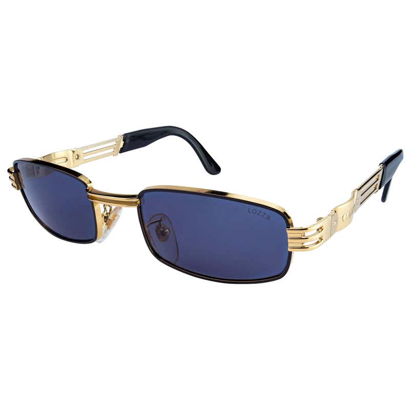 Lozza rectangular vintage sunglasses 80s For Sale at 1stDibs