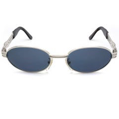 Lozza silver vintage sunglasses 80s