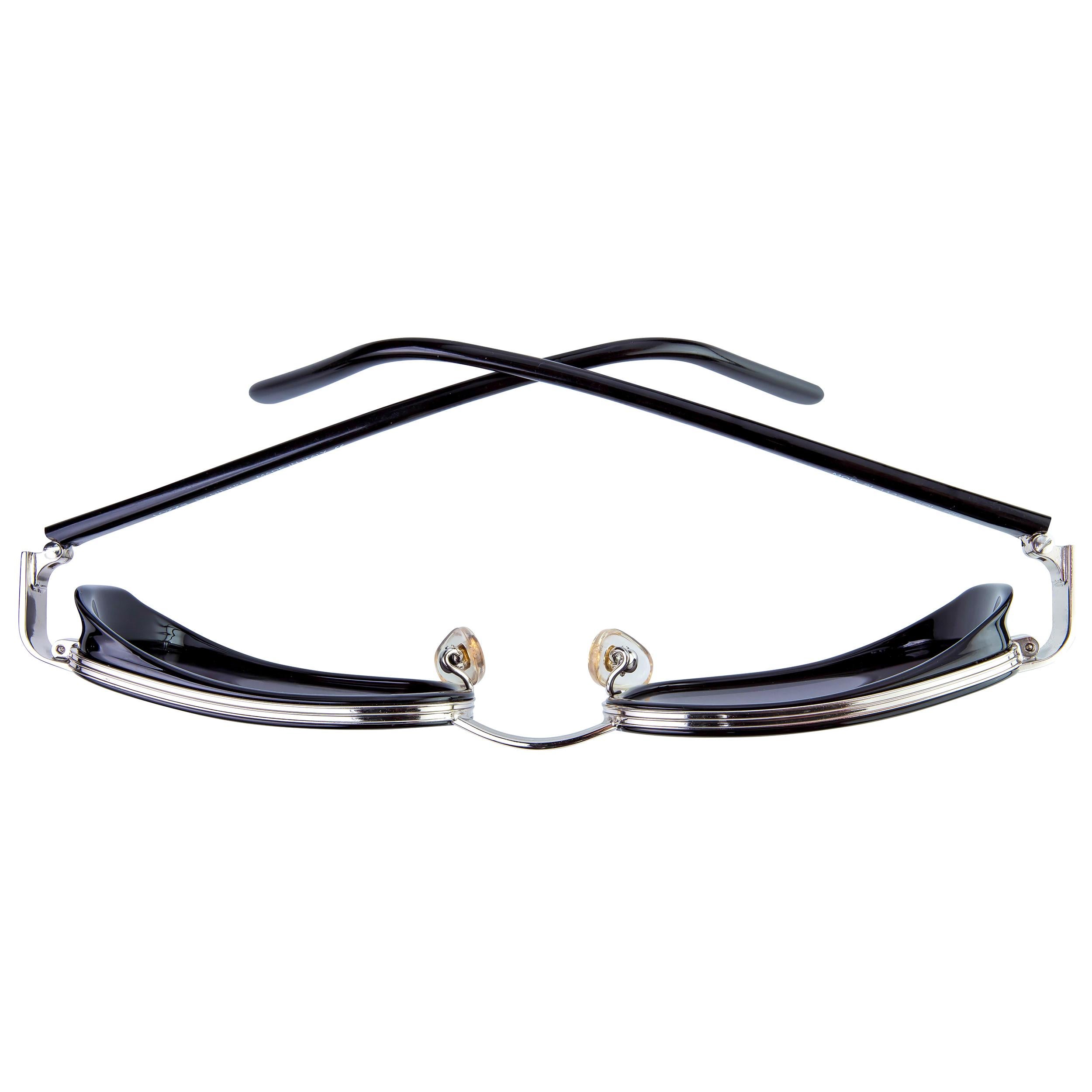 Gafas de sol vintage steampunk Lozza, ITALIA Gris en venta