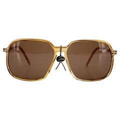 Occhiali da sole quadrati vintage Lozza Mod. Zilo Top 1 58/13 135 mm