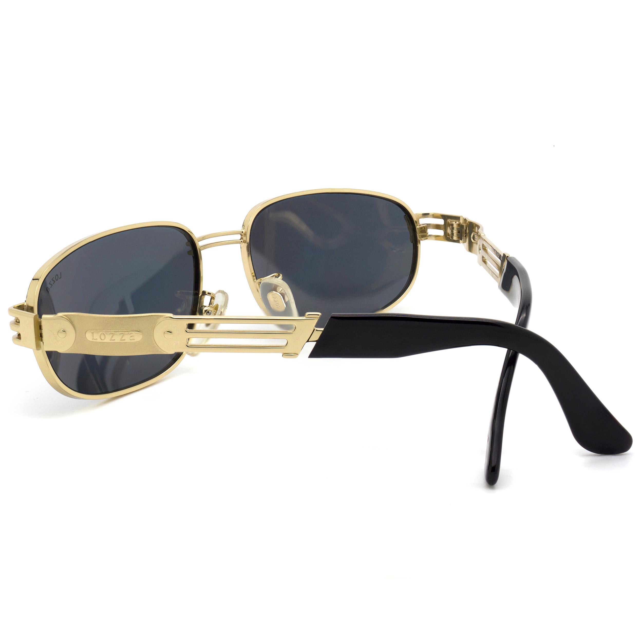 Black Lozza vintage sunglasses 80s For Sale