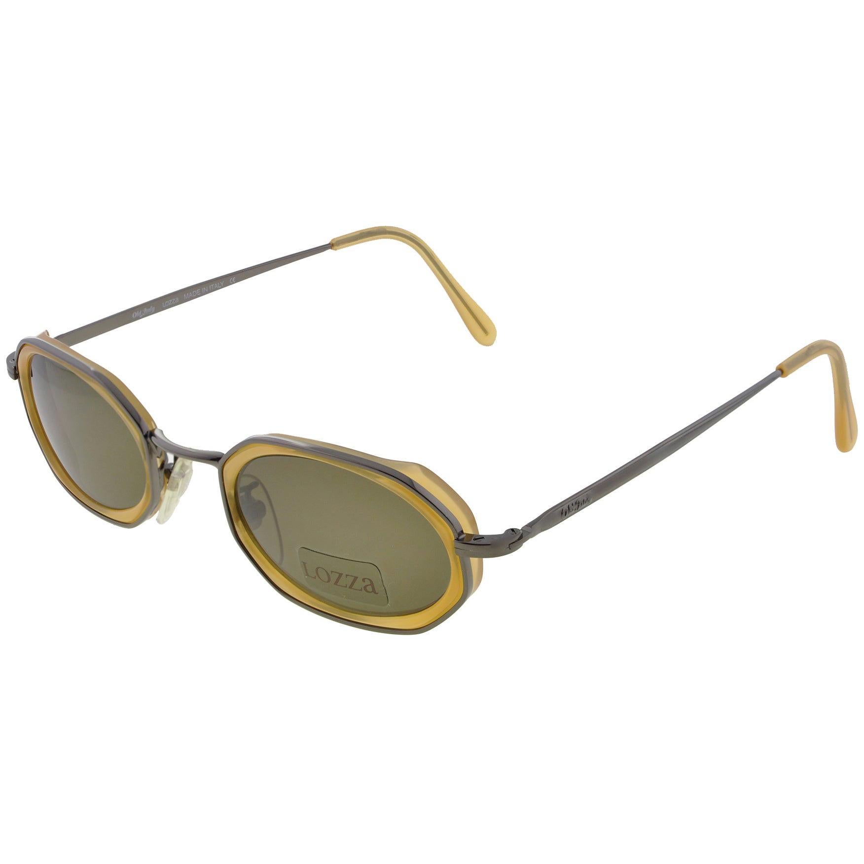 Lozza vintage sunglasses hexagonal, Italy 80s For Sale