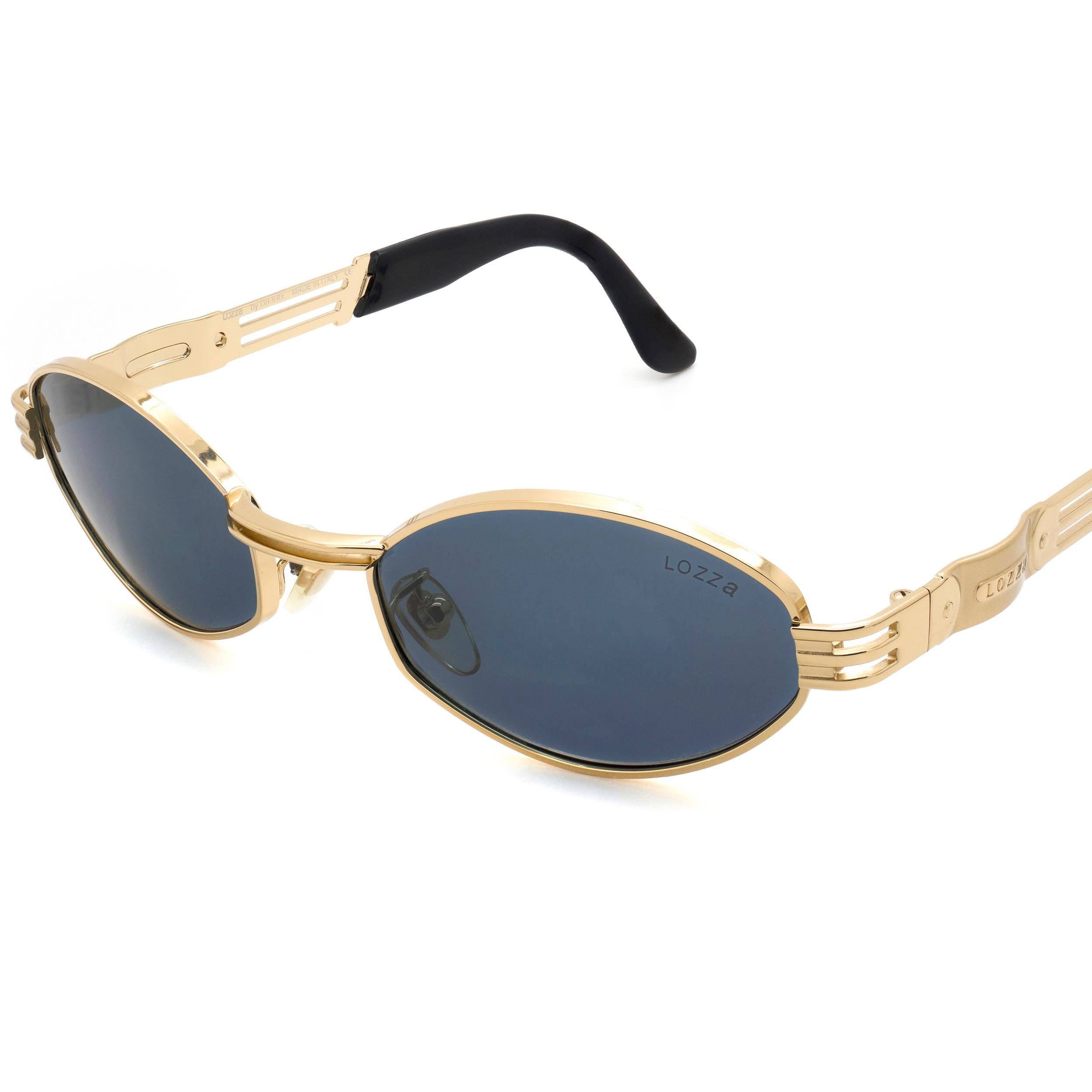 Lozza Vintage-Sonnenbrille, Italien 80er-Jahre  (Grau) im Angebot