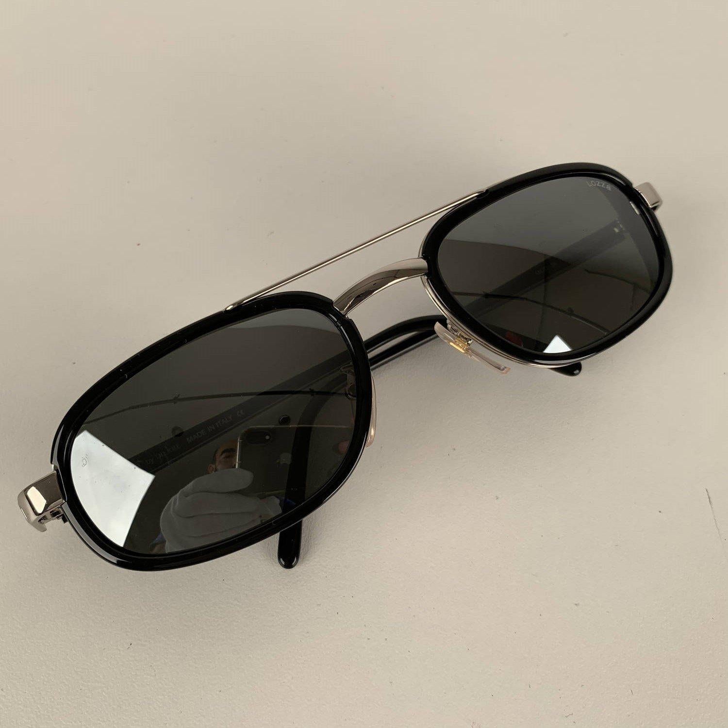 MATERIAL: Acetate COLOR: Black MODEL: Rectangular GENDER: Men SIZE: Medium COUNTRY OF MANUFACTURE: Italy Condition CONDITION DETAILS: NOS - New Old Vintage Stock - Mint Condition, never worn or used - They will come with a GENERIC CASE. Measurements