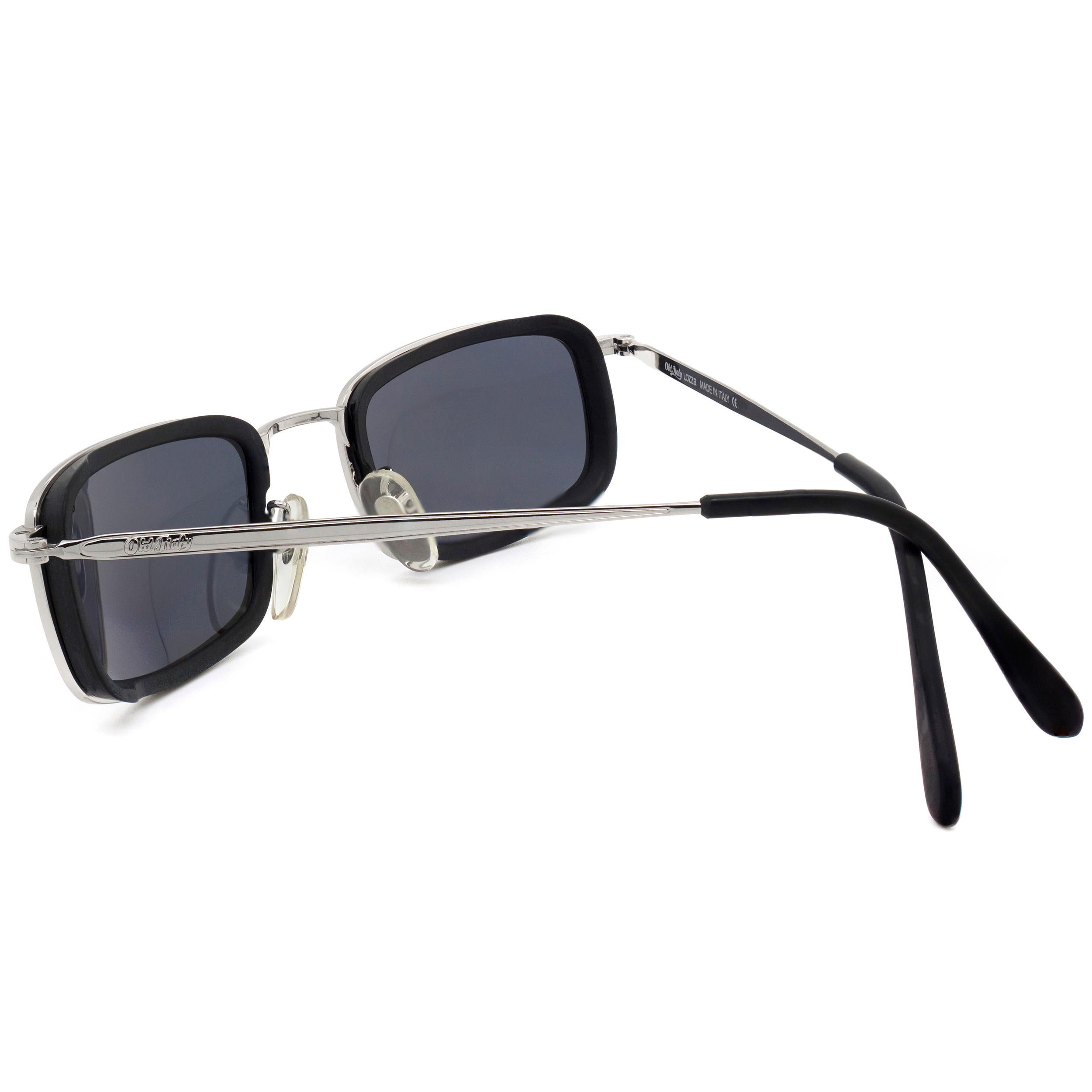 Nero Occhiali da sole vintage Lozza Old Italy in vendita