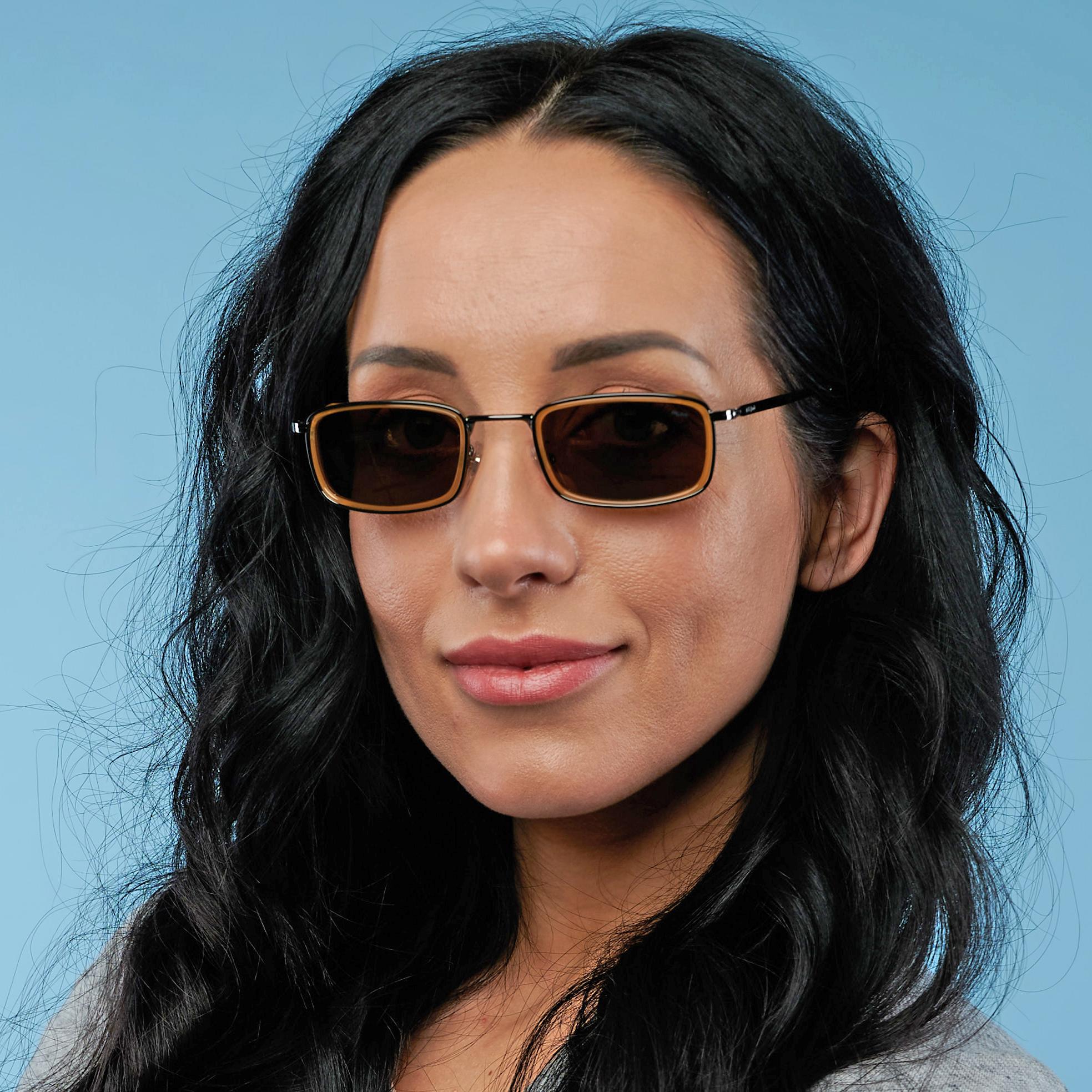 Lunettes de soleil vintage Lozza rectangulaires, Italie années 80 en vente 5