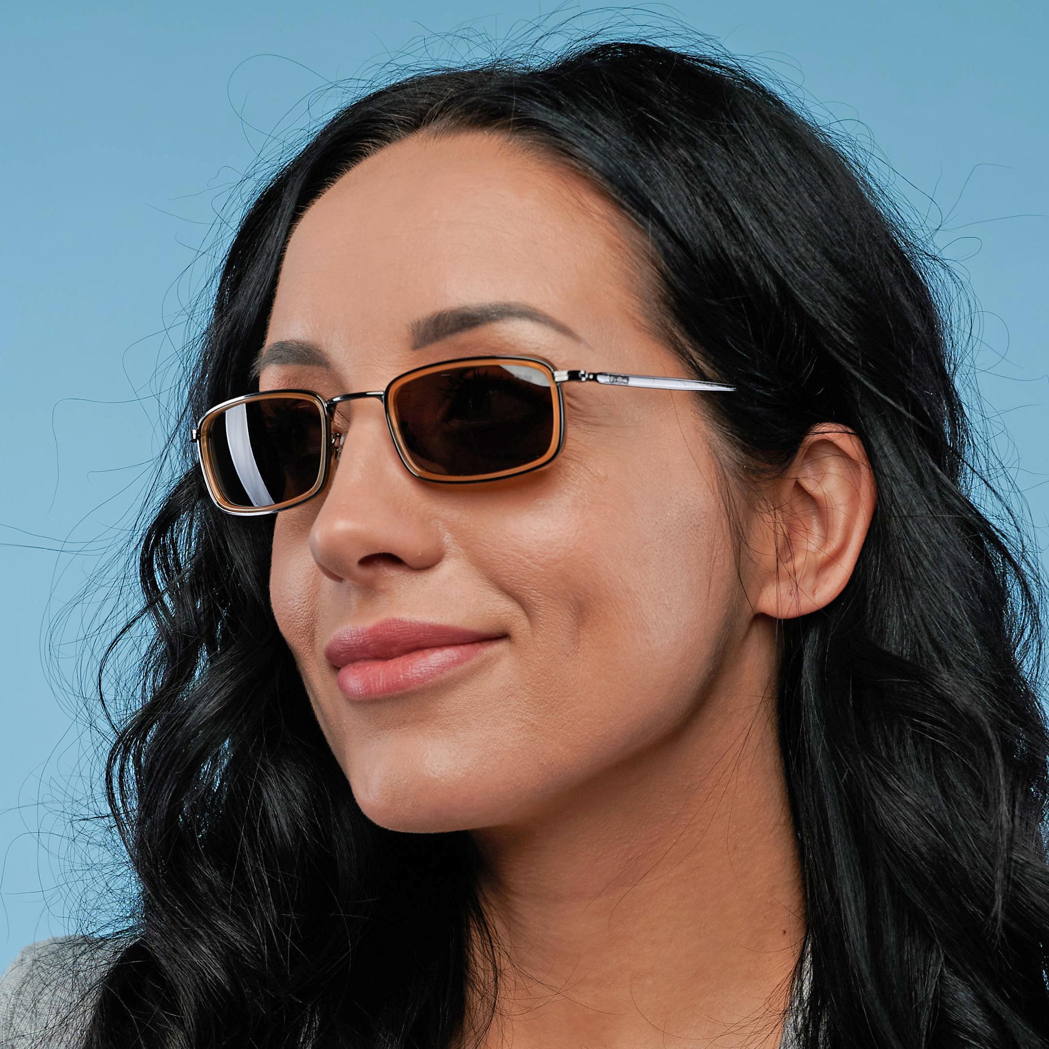 Lunettes de soleil vintage Lozza rectangulaires, Italie années 80 en vente 6