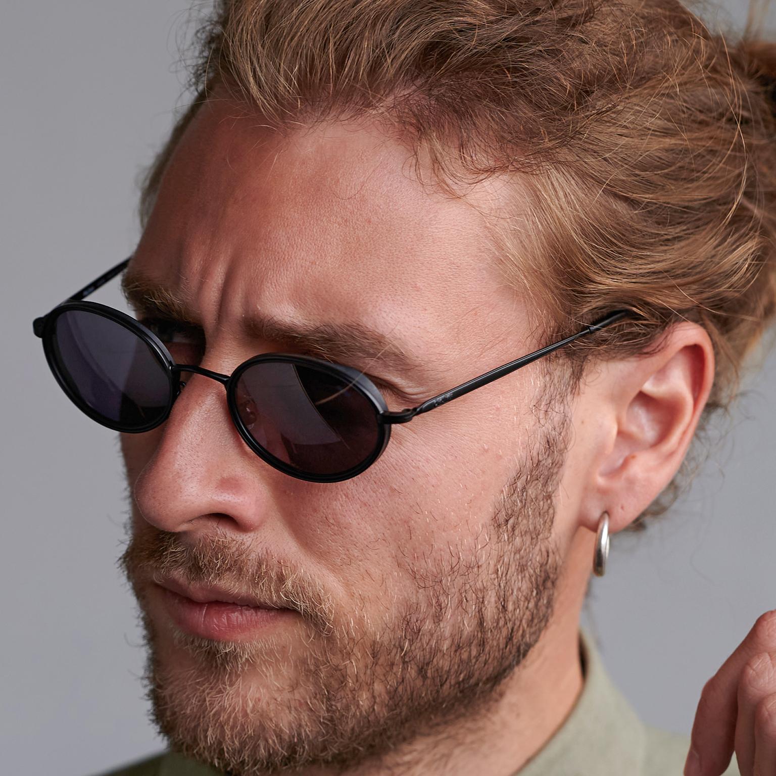 Lozza vintage sunglasses steampunk In New Condition For Sale In Santa Clarita, CA