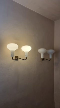 LP 12 Apliques de pared diseñados por Ignazio Gardella para Azucena 1960