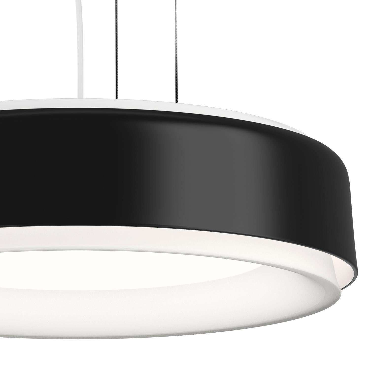 'LP Grand Suspended' Pendant Lamp for Louis Poulsen in Matte Black In New Condition For Sale In Glendale, CA