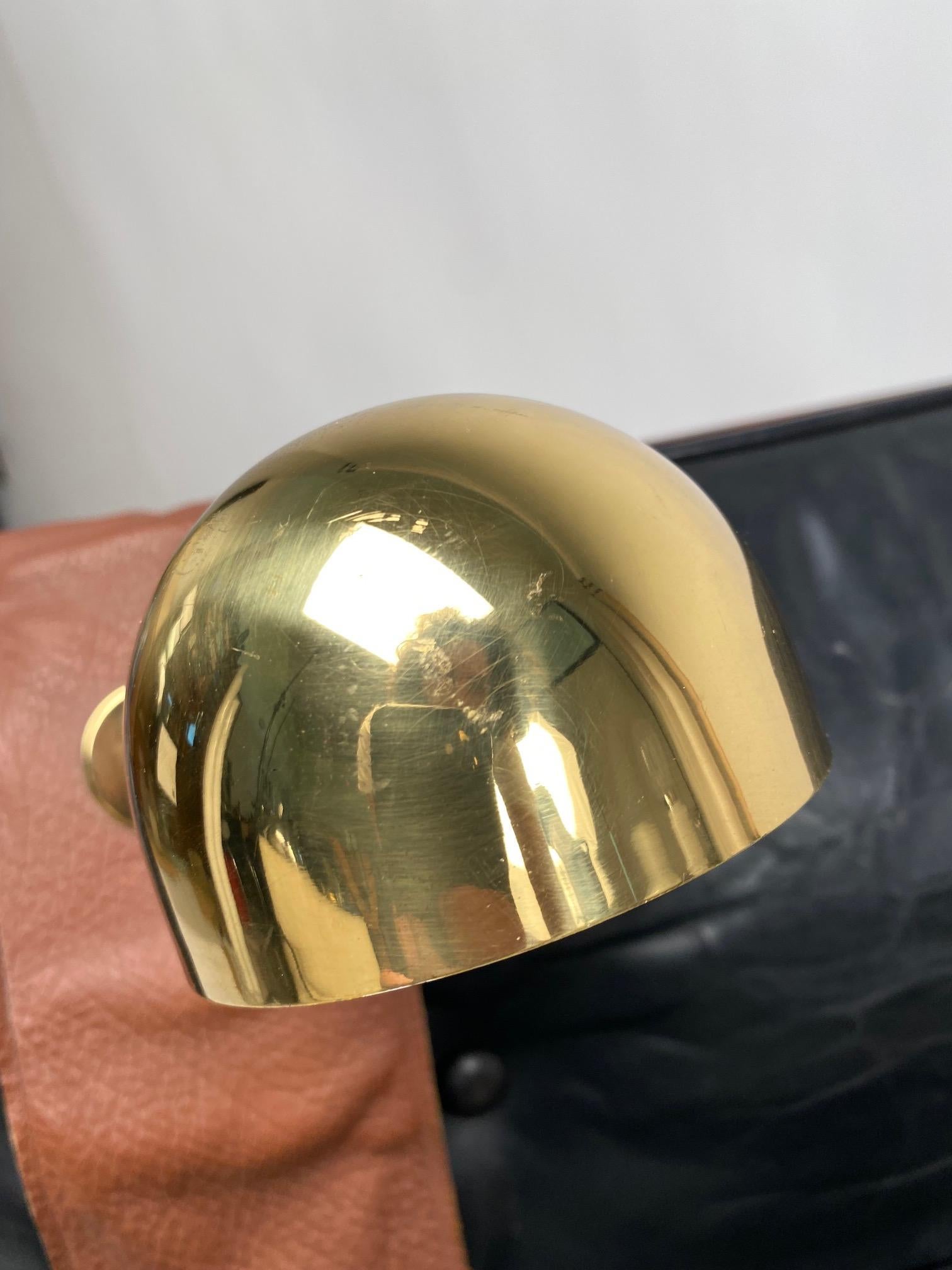 LP01 lamp by Luigi Caccia Dominioni in leather, Azucena, 1979 4