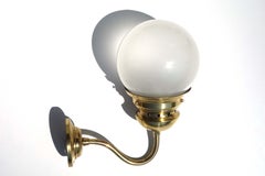 "LP1" Caccia Dominioni Azucena Italian Design Brass Glass Wall Lamp _ set of 2