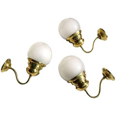 "LP1" Caccia Dominioni by Azucena Set of Three Wall Lamps