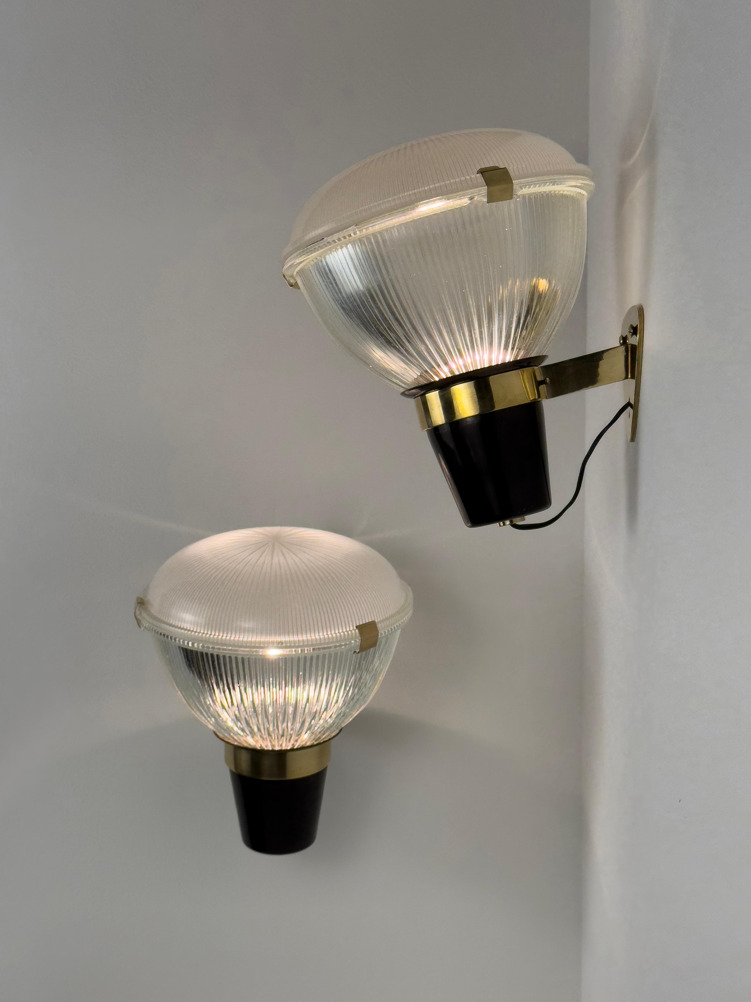Appliques LP6 Designées par Ignazio Gardella pour Azucena, Italie, années 1950 en vente 6