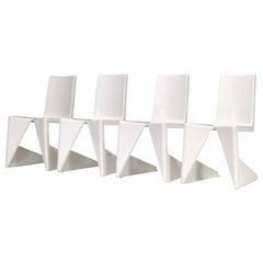 Chaises de salle à manger LRC de Wiel Arets pour Lensvelt, Pays-Bas, vers 2005