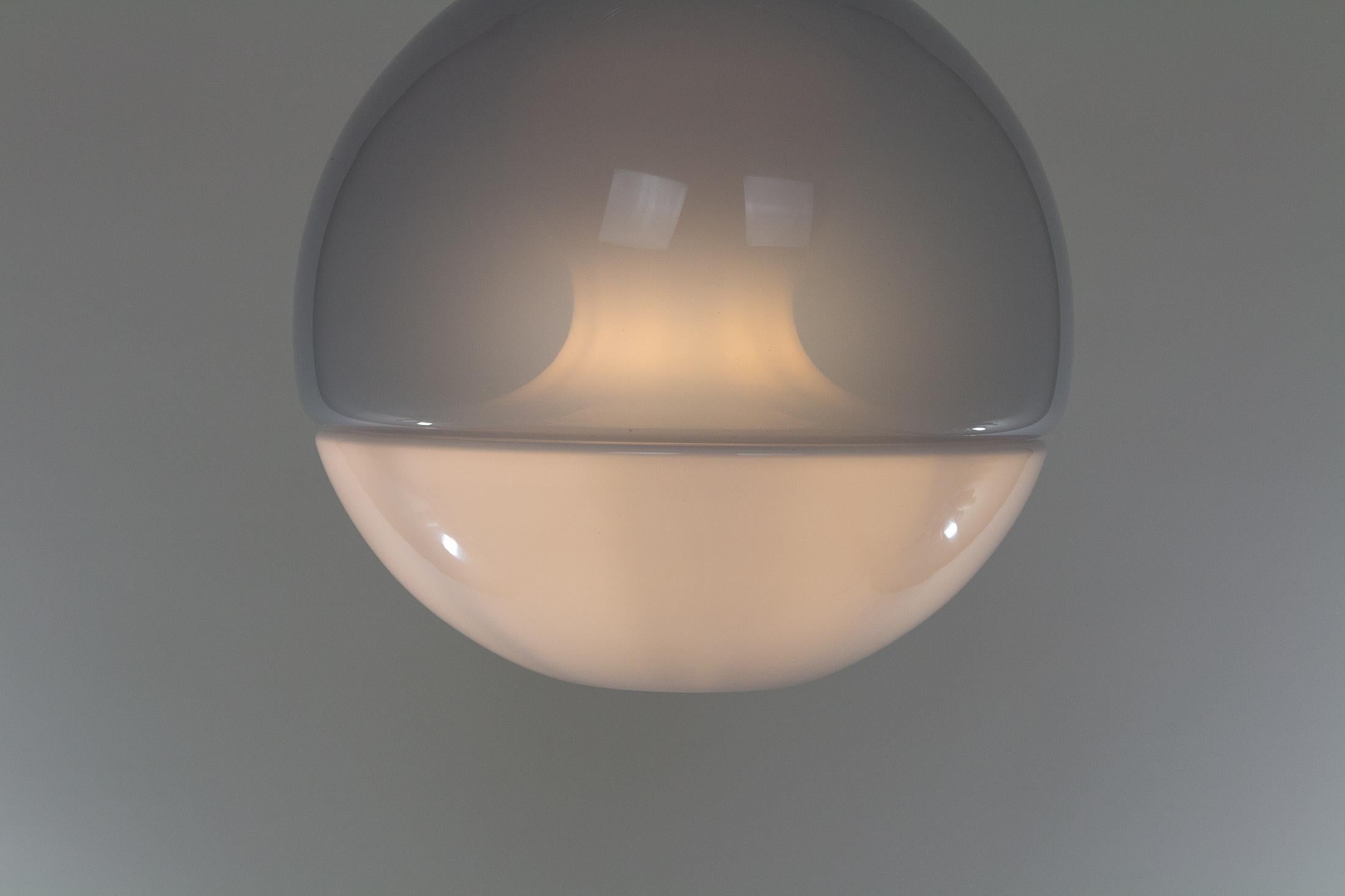LS 116 Anhänger aus blauem Muranoglas von Carlo Nason für A.V. Mazzega, 1960er Jahre im Angebot 1