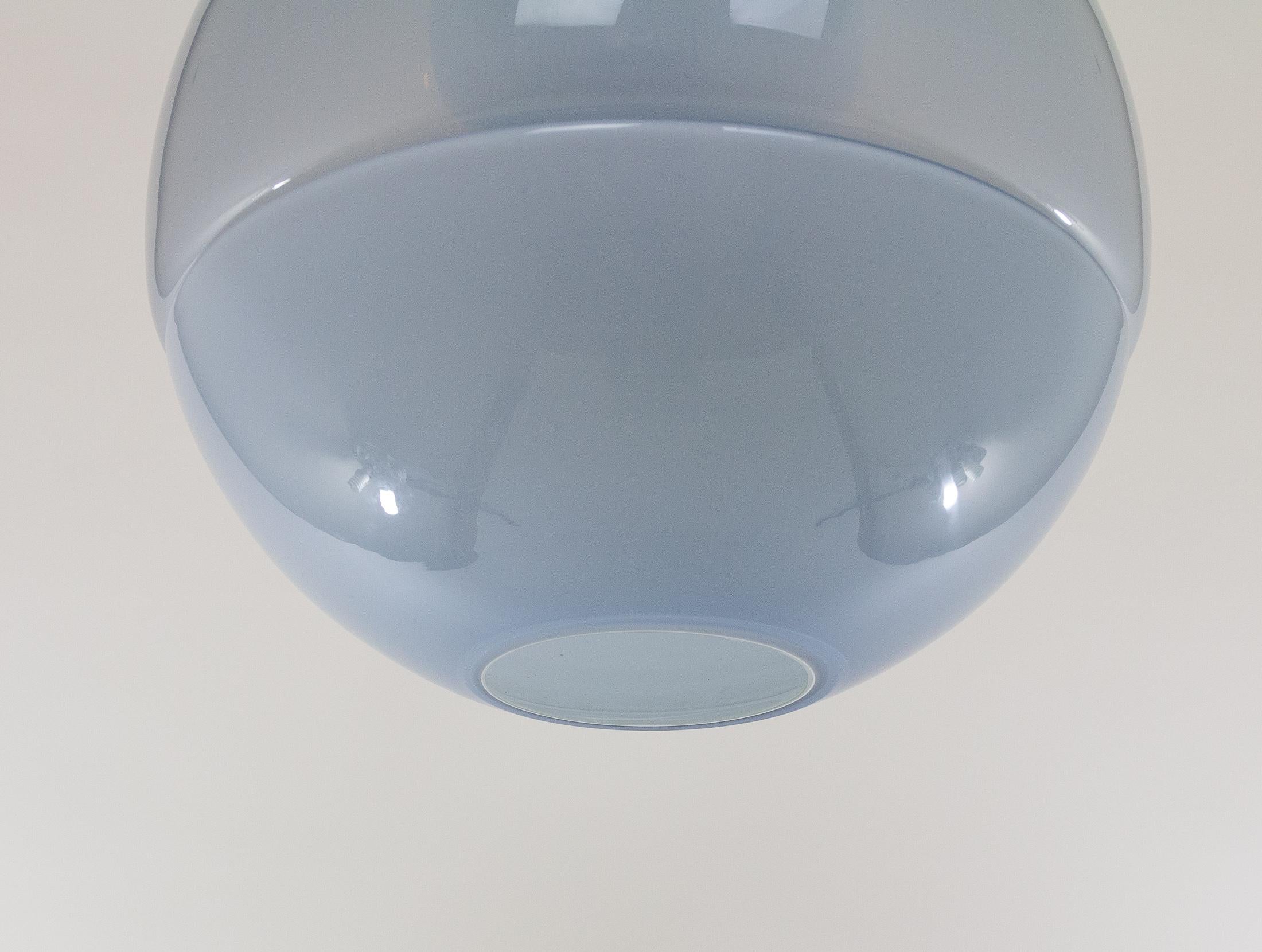 LS 116 Anhänger aus blauem Muranoglas von Carlo Nason für A.V. Mazzega, 1960er Jahre im Angebot 2